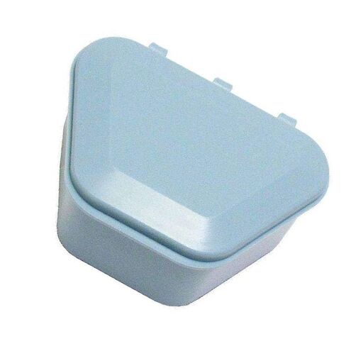 Keystone 9576530 Denture Cups Storage Cases 1.75" Light Blue 120/Bx in Kuwait