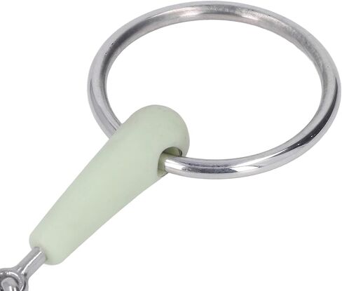 130mm Horse Mouth Snaffle, Stainless Steel Horse Bit with Chain for Equestrian Training Equipment in Saudi Arabia