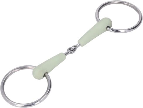 130mm Horse Mouth Snaffle, Stainless Steel Horse Bit with Chain for Equestrian Training Equipment in Saudi Arabia