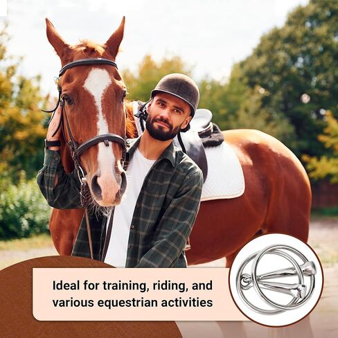 Ring Snaffle Bit for Horse, Iron in Kuwait