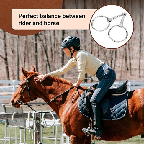 Ring Snaffle Bit for Horse, Iron in Kuwait