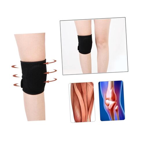 Abaodam 1Pair Sports Knee Pad for Men and Women Comfortable Winter Warm Kneelet for Running Basketball Football Hiking Non Slip Lightweight Durable Design Black in Saudi Arabia