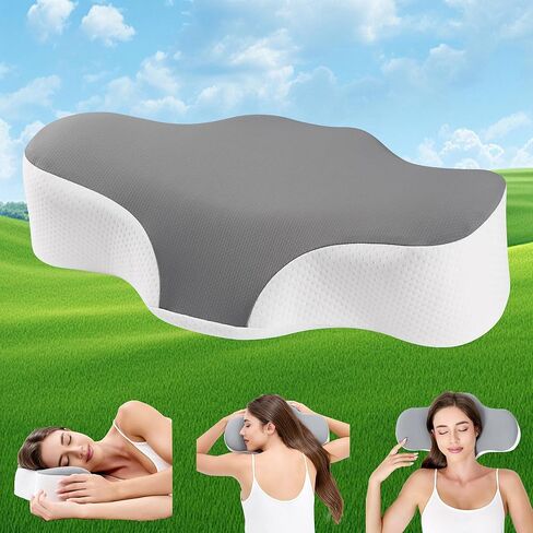 Camping Pillow Lightweight,Easy to Carry,Memory Foam Travel Pillow,Cervical Neck Pillow,Backpacking Pillow,Portable Pillow with Travel Storage Bag, Upgraded Alternative to Inflatable Pillows in Kuwait