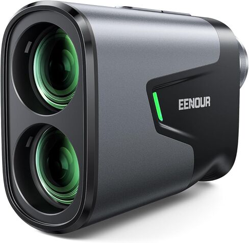 EENOUR Golf Range Finder with Slope, 1200 Yards Golf Rangefinder, Laser Rangefinders with Magnet and Pin Lock Vibration, 7X Magnification, Rechargeable Compact Portable Range Finder Golfing in Saudi Arabia