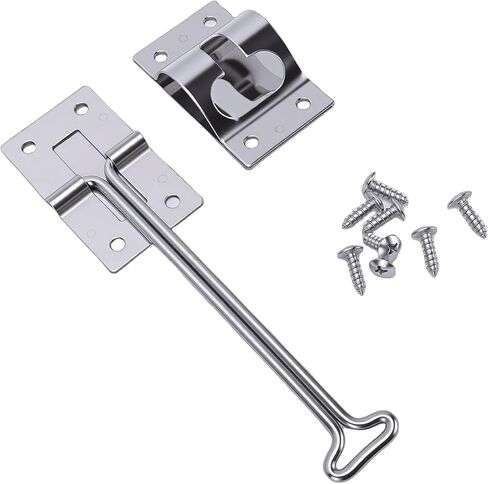 حامل باب Greensen RV، 304 من الفولاذ المقاوم للصدأ، مقبض باب مقطورة على شكل حرف T لمركبات التخييم، ومقطورة البضائع، والشاحنات (4 بوصات) in Kuwait