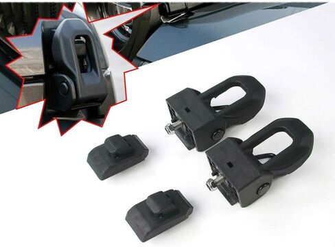2Set of 2X Hood Lock Catch Bracket Latches Buckle Kit for Jeep for Wrangler 2018-2022 in Kuwait