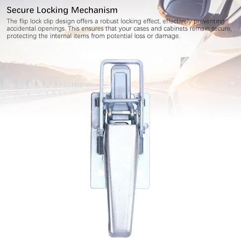 Keenso Toggle Latch Catch, Metal Flip Lock with Ergonomic Lever Handle, for Vehicle Packing Case Mechanical Equipment in Saudi Arabia