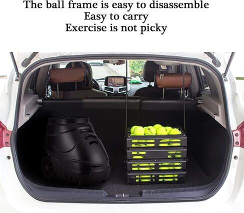 Tennis Machine, Adjustable Tennis Ball Tosser, Multifunction Training Modes, with Remote Control Equipment, 150 Large Capacity, for Solo Training Sports in Saudi Arabia