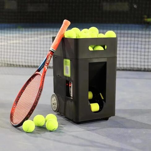 Tennis Ball Machine, Automatic Tennis Ball Launcher, Remote Control & APP, Multiple Oscillation Modes, Pre-Programmed and Custom Drills, Large Capacity, for Adults Kids Beginners in Saudi Arabia