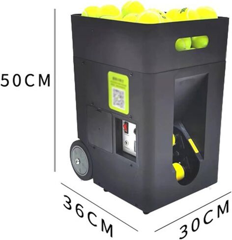 Tennis Ball Machine, Automatic Tennis Ball Launcher, Remote Control & APP, Multiple Oscillation Modes, Pre-Programmed and Custom Drills, Large Capacity, for Adults Kids Beginners in Saudi Arabia