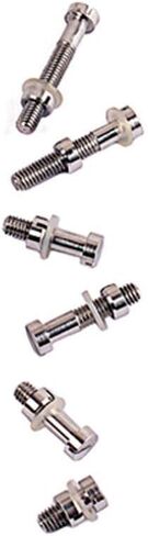 Alnicov 6PCS Turntable Headshell Cartridge Stylus Mounting Kit， Metal Screw Bolt Nut Washer Set for Lp Record Player Accessories in Saudi Arabia