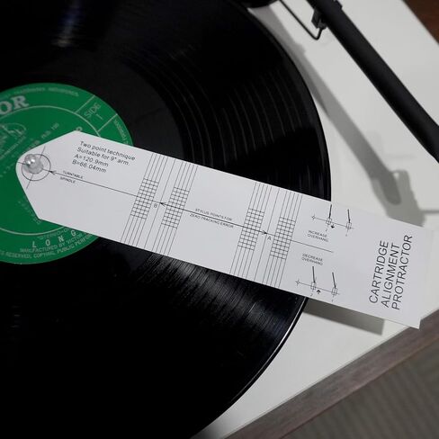 Turntable Cartridge Stylus Alignment Protractor Vinyl Record Calibration Tool Phonograph Accessories Adjustment Tool in Kuwait