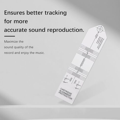 Turntable Cartridge Stylus Alignment Protractor Vinyl Record Calibration Tool Phonograph Accessories Adjustment Tool in Kuwait
