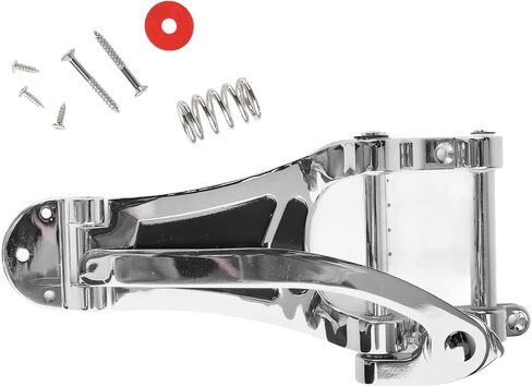 Guitar Tailpiece Replacement, Electric Guitar Tremolo Bridge, Metal Tailpiece with Hand Crank, Hardness for Jazz Rock Music, Includes 5 Screws and 2 Accessories in Kuwait