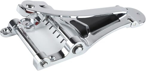 Guitar Tailpiece Replacement, Electric Guitar Tremolo Bridge, Metal Tailpiece with Hand Crank, Hardness for Jazz Rock Music, Includes 5 Screws and 2 Accessories in Kuwait