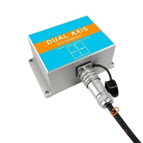 1pcs Digital Output Biaxial Inclination Sensor XK665D-77 High Precision Inclinometer Monitoring (Line Length 150CM)(RS232) in Kuwait
