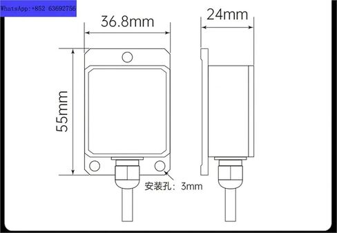 1pc Accelerometer Angle Industrial Intelligent Digital Sensor inclination Vibration Magnetic Field hwt905(白色) in Saudi Arabia