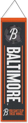 WinCraft Baltimore Orioles City Edition 8x32 Inch Vertical Wool Embroidered Hanging Banner in Saudi Arabia