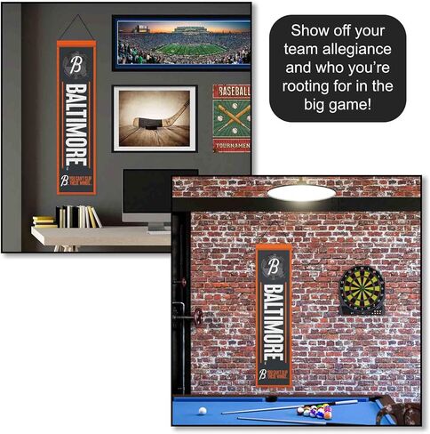 WinCraft Baltimore Orioles City Edition 8x32 Inch Vertical Wool Embroidered Hanging Banner in Saudi Arabia