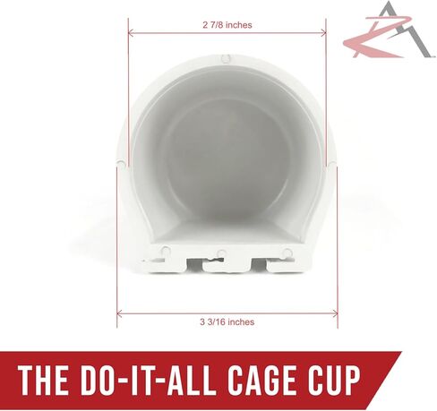 The ROP Shop 100-Pack - Gray Cage Cup Made of Flexible Plastic Prevent Freezing & Breaking in Kuwait