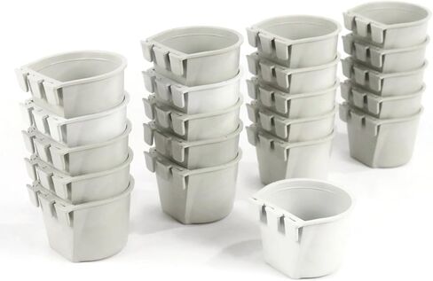 The ROP Shop 20-Pack - Grey Cage Container Inner Specs 4 1/8" Long 2 3/8" Tall 3 1/4" Wide in Kuwait