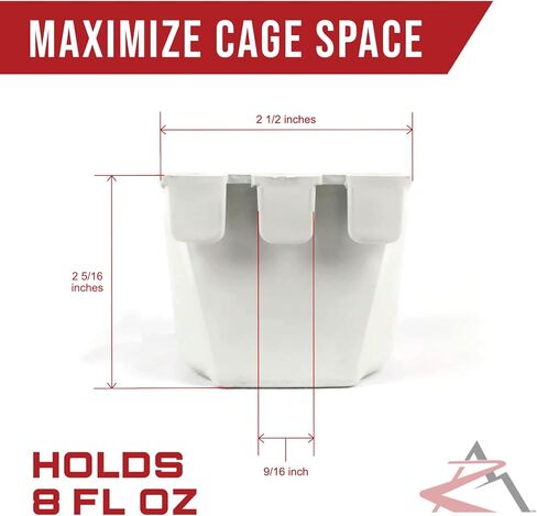 The ROP Shop 20-Pack - Grey Cage Container Inner Specs 4 1/8" Long 2 3/8" Tall 3 1/4" Wide in Kuwait