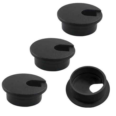Piutouyar 4 Pcs 2 Inch White Desk Grommet, Plastic Cable Hole Cover Desk Wire Cord Organizer for Office Equipment, Computer Table in Saudi Arabia