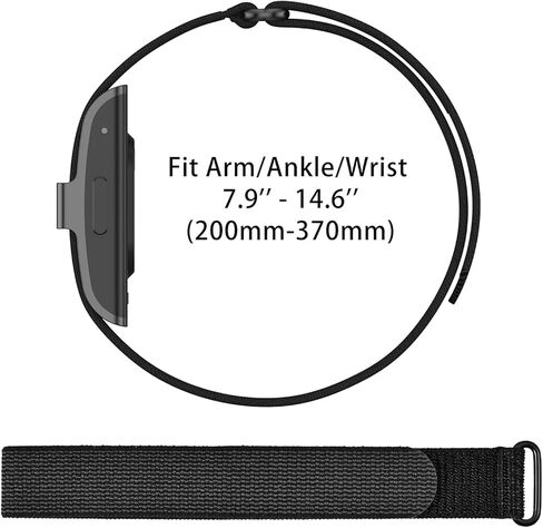 Nylon Loop Ankle/Arm/Wrist Band Compatible with Hume Band Replacement, Hook and Loop Breathable Soft Bicep Strap for Hume Band in Kuwait