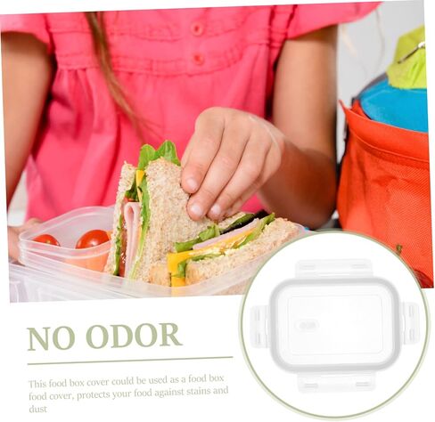 Cabilock Leak-proof Lid Replacement Reusable Food Box Cover for Lunch Box Airtight Seal Glass Container Compatible for Meal Prep Travel and Office in Saudi Arabia