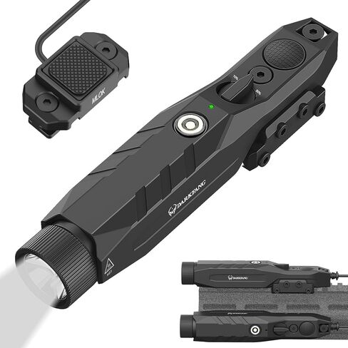1450 Tactical Flashlight with Removeable Remote Switch, Mulit Tactical Modes Strobe/Momentary/Steady for Outdoor in Kuwait