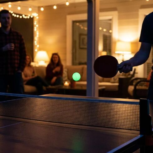 Brightz Glow in The Dark Ping Pong Balls, 6-Pack - Green Colored Neon Ping Pong Balls - Official Size & Weight 40mm Table Tennis Balls - Durable High Performance - Next Level Fun in Kuwait