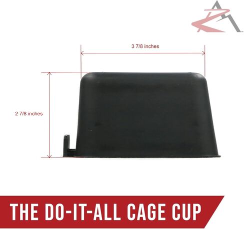The ROP Shop Black Cage Cup Made of Thick, Flexible Plastic to Prevent Freezing & Breaking in Saudi Arabia