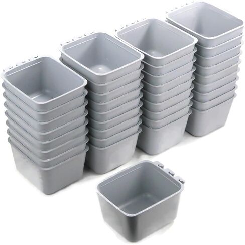 The ROP Shop 36-Pack - Gray Cage Cups with Shift Lock Design for Caged and Fenced Animals in Saudi Arabia