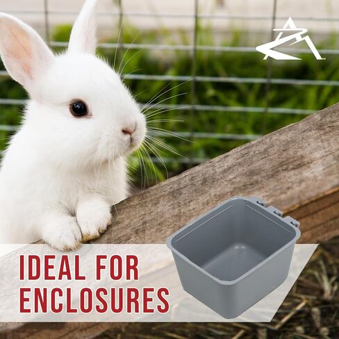 The ROP Shop 36-Pack - Gray Cage Cups with Shift Lock Design for Caged and Fenced Animals in Saudi Arabia