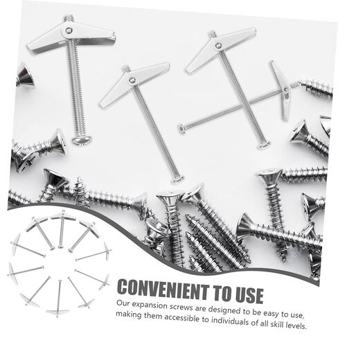 18 قطعة من صمولة معدنية بتصميم جناح توسيع صمولة جاك تثبيت التجويف لألواح الكسوة للاستخدام التجاري المنزلي in Kuwait