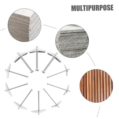 18 قطعة من صمولة معدنية بتصميم جناح توسيع صمولة جاك تثبيت التجويف لألواح الكسوة للاستخدام التجاري المنزلي in Kuwait