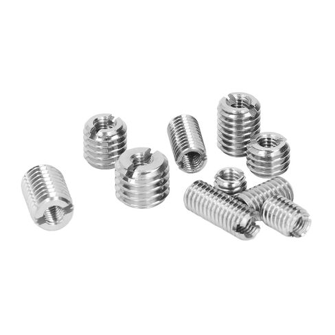 50Pcs Threaded Inserts Stainless Steel Thread Insert Assortment Kit with Storage Box Silver in Saudi Arabia