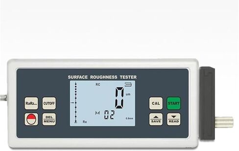 High Precision Roughness Tester, Portable Roughness Gauge, Memorize 7 Sets of Measurement Data, Measures Ra, Rz, Rq, Rt, Auto Shutdown, for Accurate Surface Measurement in Kuwait