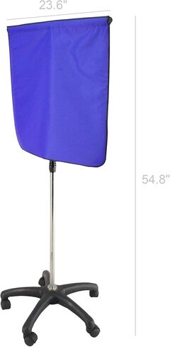 FixtureDisplays® Porta-Shield Standard مقاس 28.5 بوصة - 54.5 بوصة ارتفاعًا للحماية من الإشعاع بالأشعة السينية بالرنين المغناطيسي والتصوير المقطعي 15676NEW-NPF in Kuwait
