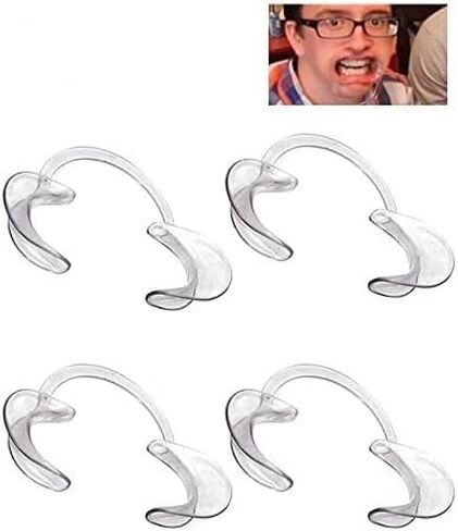 3Pcs Transparent Autoclavable Dental Teeth Whitening Lip and Cheek Retractor Dentist Mouth Opener Repeat Use Cheek Retractors Handpieces and Instruments in Saudi Arabia