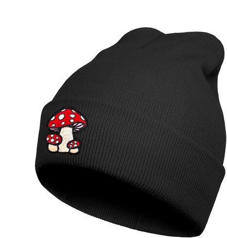 Cool Pattern Beanie,Embroidered Wool Knit Beanies Hats Gift for Men Women,Winter hat for Cold Weather Accessory in Saudi Arabia