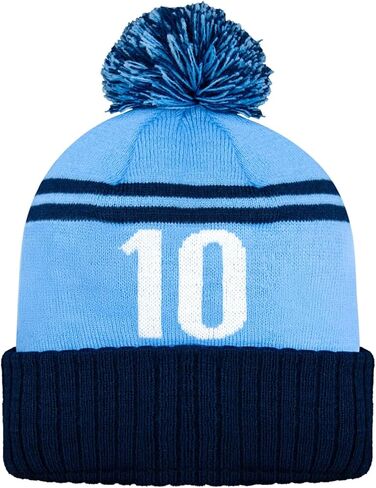 Icon Sports Compatible Argentina Messi 10 Soccer Beanie Men Size - 2 Tones Color Light Blue in Saudi Arabia