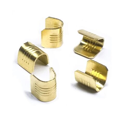 fengpeng 200pcs 500pcs 454C U-Type Crimping Button Cold Pressing Splice Electric Wire Terminal Connector Cable Lugs Sertir(500 Piece) in Kuwait