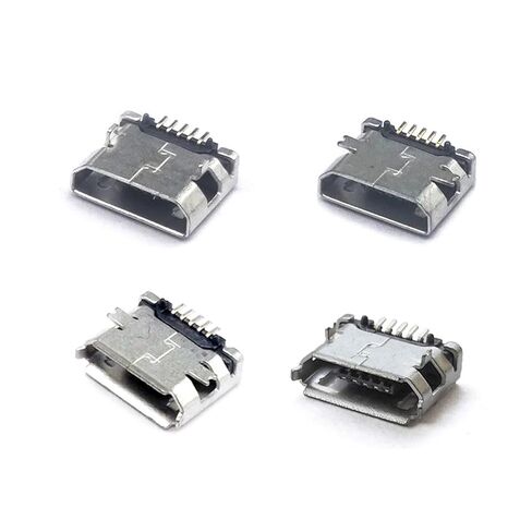 Fengpeng 50 قطعة/الوحدة 5Pin Micro-B SMD Micro USB موصل أنثى منفذ جاك الذيل مقبس التوصيل لموصل بيانات الهاتف (نمط 5,20 قطعة) in Kuwait