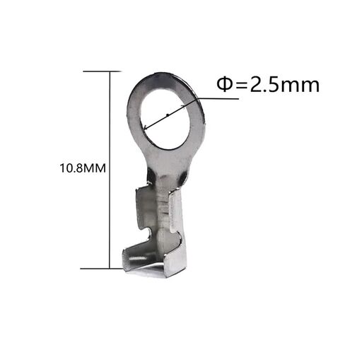 fengpeng O-Type 3.2/4.2/5.2/6.2/8.2 Cold Pressed Splice Terminals Tin Electric Plating Sertir for Wire Cable Car Speaker Male(2.5,100 Piece) in Kuwait