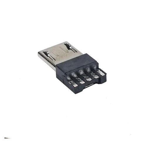 fengpeng 20/50/100pcs Micro USB 2.0 Male 4p/5Pin Connectors Connector Port Jack Tail Sockect Plug Terminal for DIY(5 pin,20 Piece) in Saudi Arabia