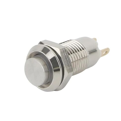 fengpeng 8MM 10MM 12MM 16MM Metal Button Switch Self Lock High Head 1 Normally Open Waterproof(No Light,10MM_Fixed SELF-Locking_3-6V) in Saudi Arabia