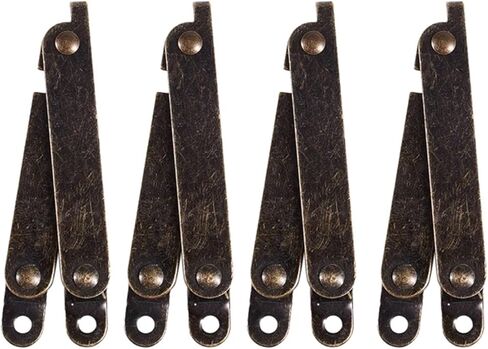 صندوق أثاث قابل للدوران وغطاء قابل للطي ومفصلة داعمة بلون برونزي 4 قطع in Kuwait