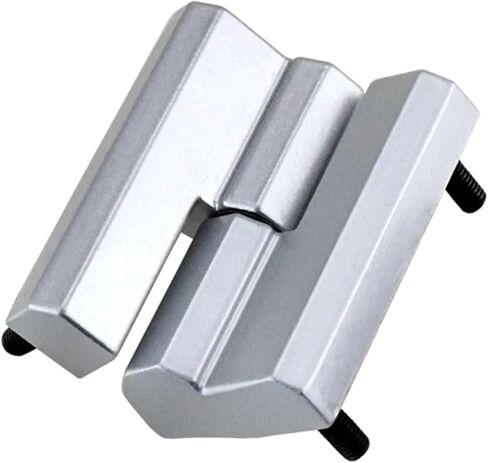 مفصلات مدمجة قابلة للفصل باللون الأسود من سبائك الزنك مع معدات الآلات الكهربائية الصناعية اللولبية 1 قطعة (يمين غير لامع) in Kuwait