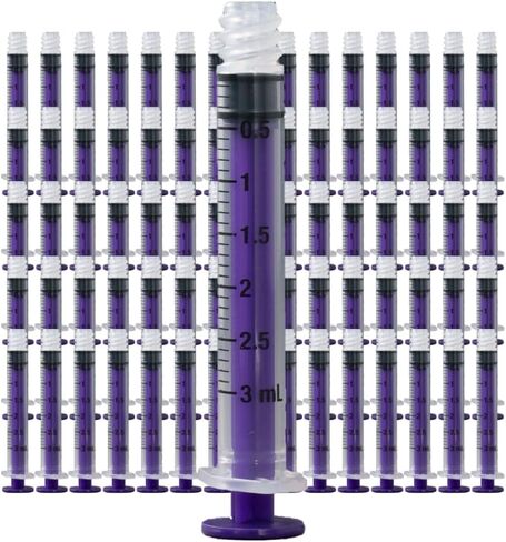 Vesco Medical Enfit Low Dose Tip المحاقن ، 3 مل (حزمة من 100) in Kuwait
